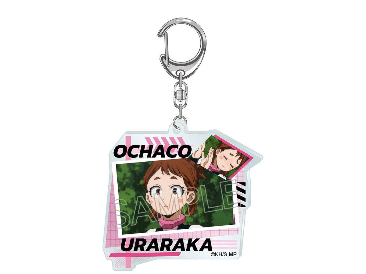 僕のヒーローアカデミア : コラージュ アクリルキーホルダー 麗日お茶子