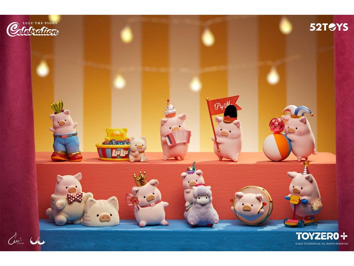 TOYZEROPLUS x CICI'S STORY 子豚LULU セレブレイション シリーズ 1Box 8pcs