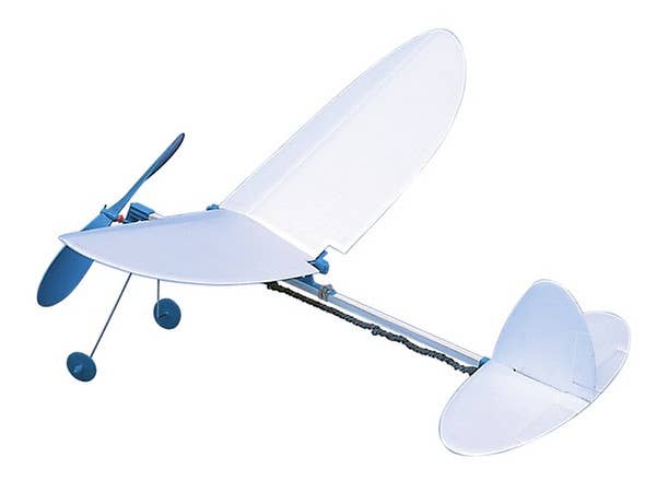とばしてあそぼうシリーズ TA-06 ゴム動力飛行機 (丸翼)