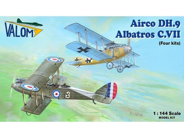 1/144 1/144 エアコ DH.9 vs. アルバトロスC.VII クアトロコンボ (4キット入)