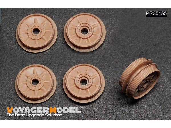 1/35 WWII ドイツ IV号戦車シリーズ 中/後期型車体用 ダメージ転輪(汎用)