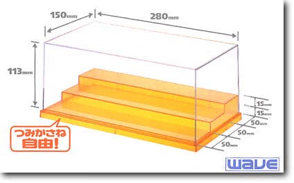 T・ケース Lステージ スケルトンオレンジ