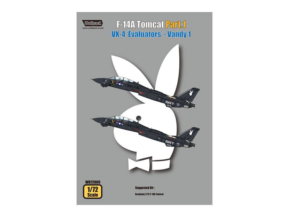 1/72 F-14A トムキャット パート1 VX-4 Evaluators Vandy 1 (アカデミー用)