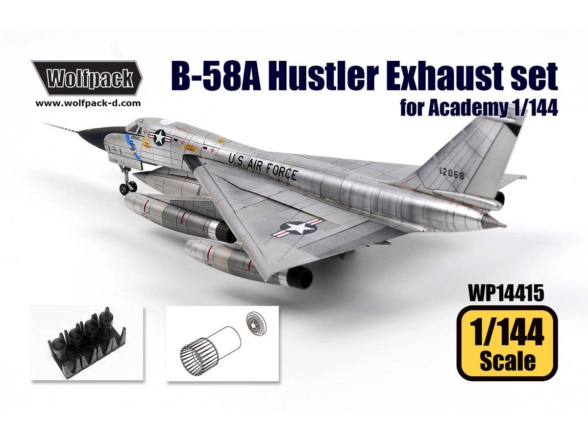 1/144 B-58A ハスラー用エンジンノズルセット(アカデミー用)