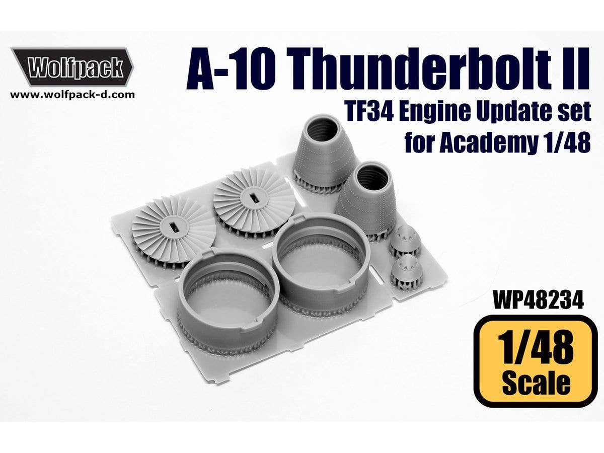 1/48 サンダーボルトII TF34エンジン アップデートセット (アカデミー用)