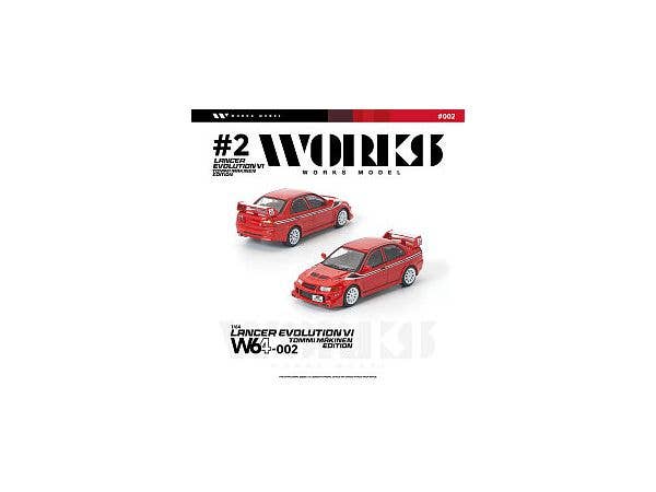 1/64 MITSUBISHI LANCER EVOLUTION VI TOMMI MAKINEN RED