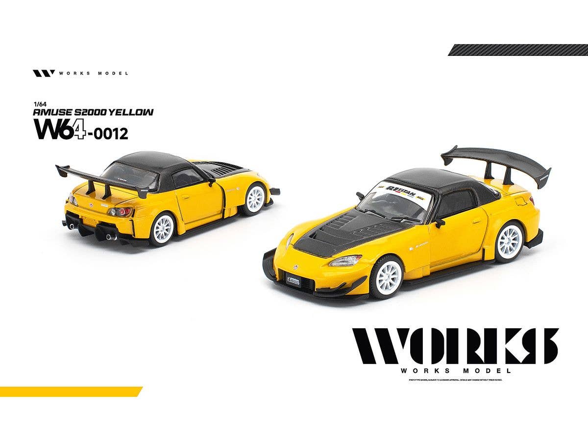 1/64 AMUSE S2000 YELLOWAMUSE S2000 YELLOW