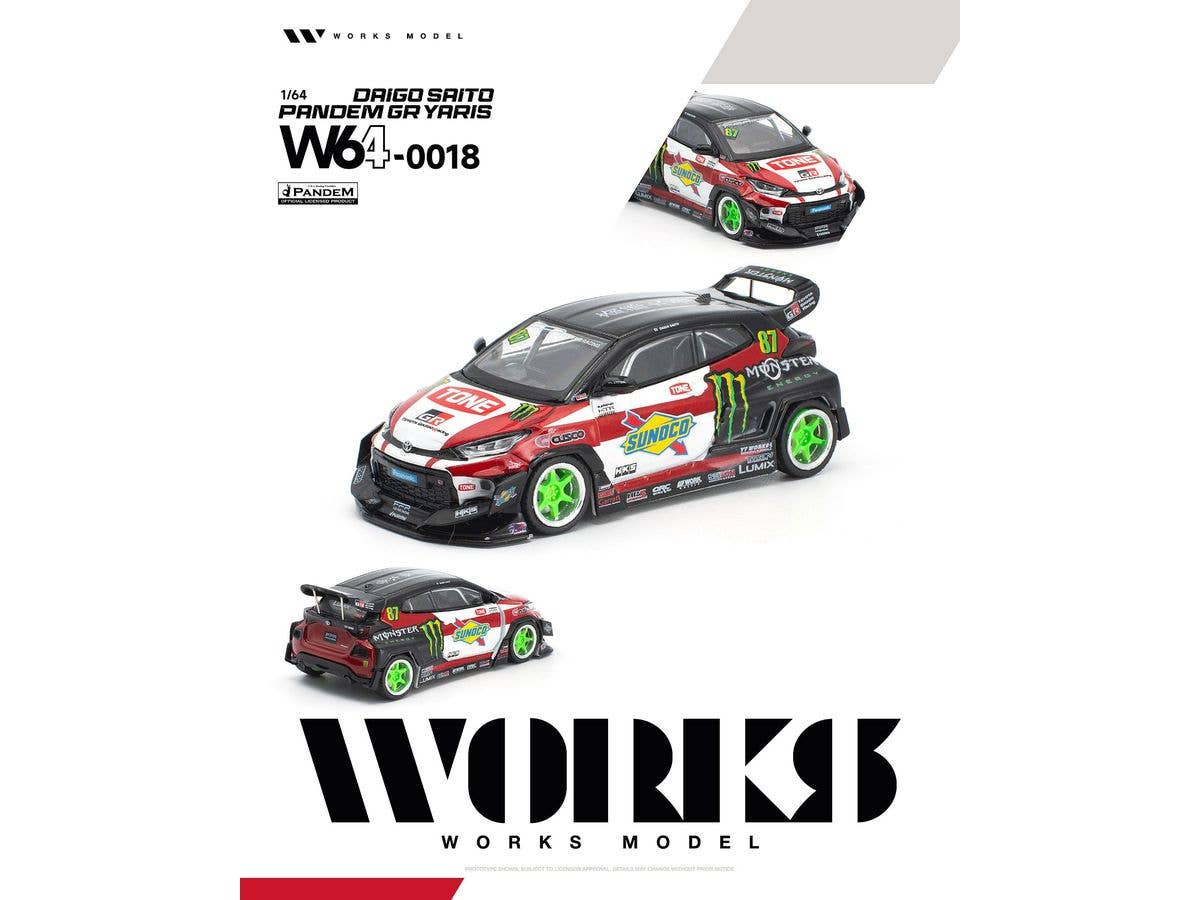 1/64 PANDEM GR YARIS DAIGO SAITO