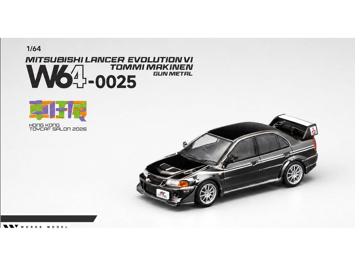 1/64 三菱 ランサーエボリューション VI トミ・マキネン ガンメタル (香港トイカーサロン2026会場限定)