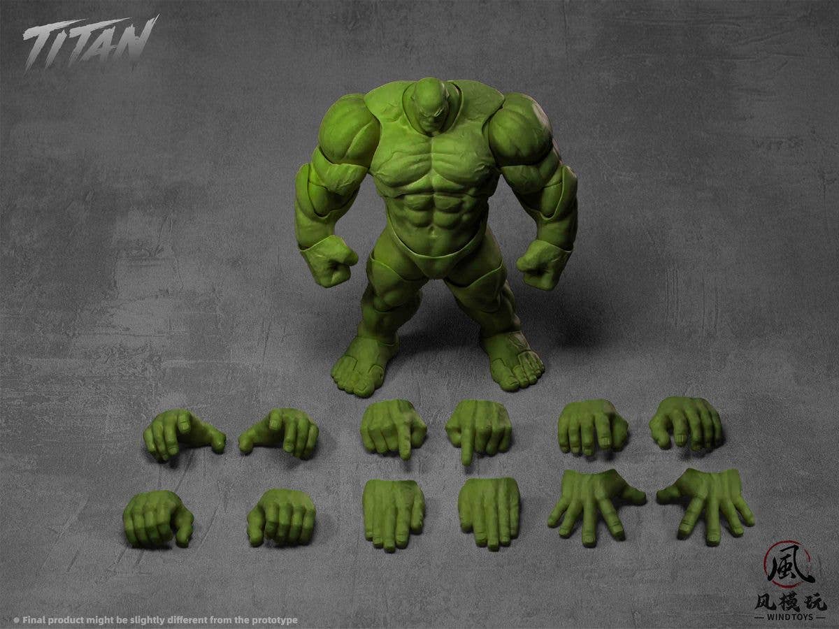 1/12 可動フィギュア素体 タイタン FMW010 グリーン