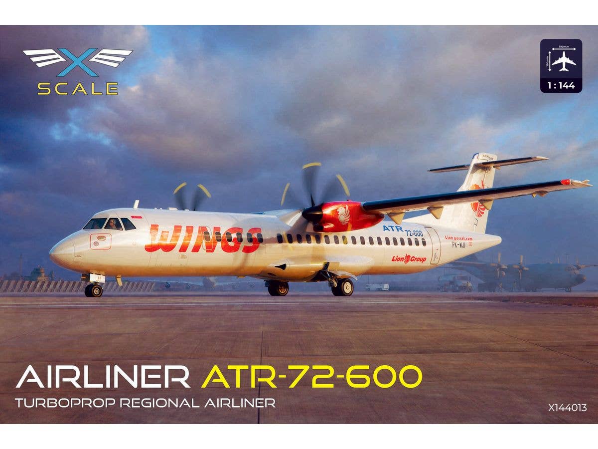 1/144 ATR-72-600ターボプロップ旅客機