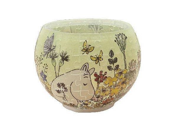 ジグソーパズル: Lamp Shade Puzzle(ランプシェードパズル) 楽しいフラワーガーデン 80P (7 x 7 x 10cm)