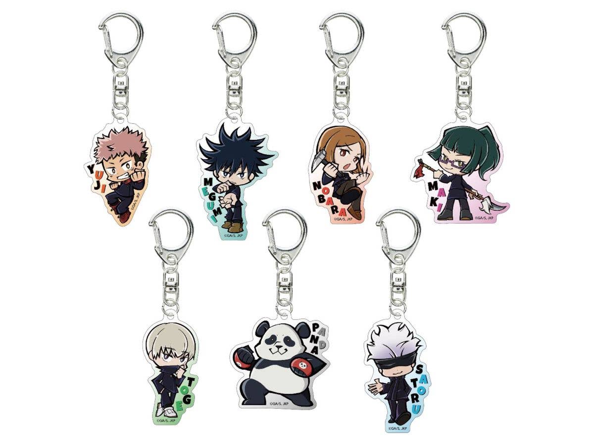 呪術廻戦: トレーディングアクリルキーホルダー  (AFデフォルメシリーズ)  1Box 7pcs