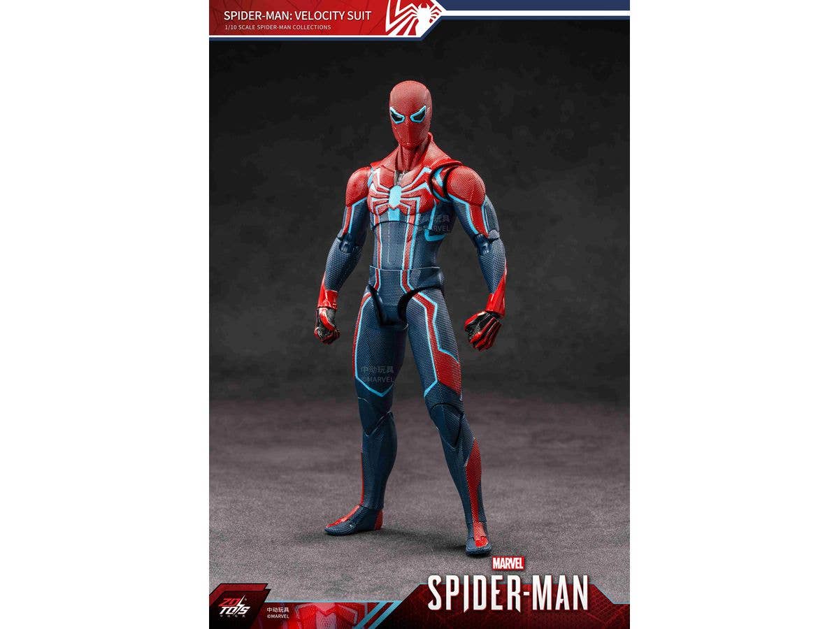 1/10 スパイダーマン:ベロシティ・スーツ (7インチ Xシリーズ)
