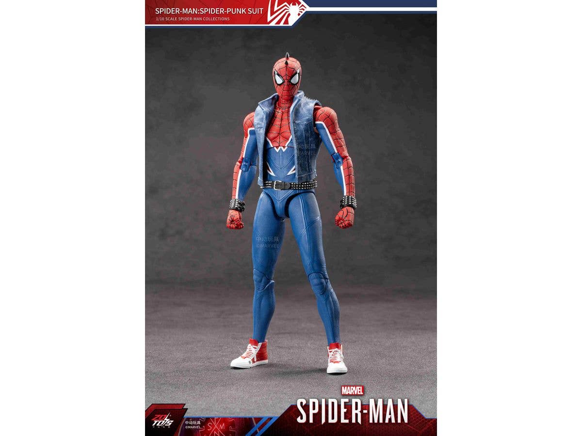 1/10 スパイダーマン:スパイダーパンク・スーツ (7インチ Xシリーズ)